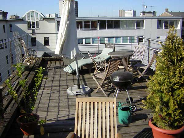 Dachterrasse vor der Sanierung
